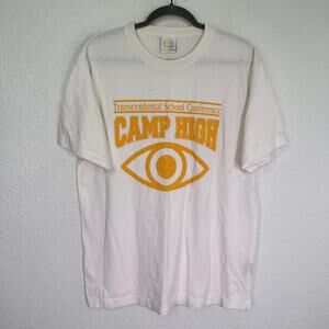 Camp High Collective Shirt Mens Medium Transcendental School Graphic Tee White